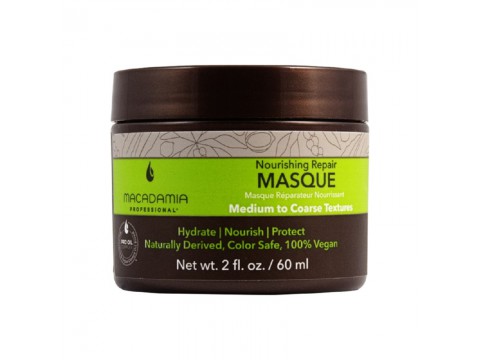Macadamia maitinamoji, drėkinamoji kaukė sausiems plaukams Nourishing Repair Masque 60ml